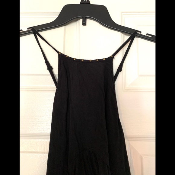 Volcom Black What a Stud Mini Flare Dress. Size S - Picture 4 of 16